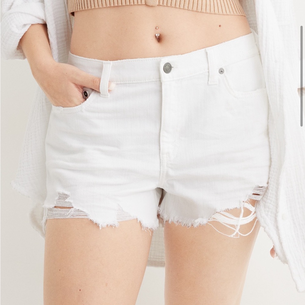 NWT Aerie Daydream White Denim Short